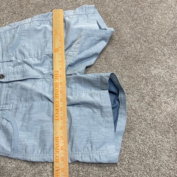 Gorpcore Rugged Utility adventure mountain Workwear Chambray KUHL Shorts Sz 8 - Picture 6 of 12